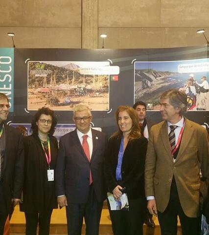 Global Geoparks stand in FITUR Madrid - Meetings with Spanish and Portuguese Authorities