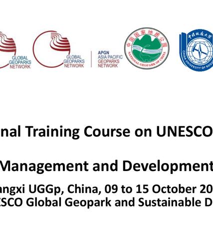 The 8th International Training Course on UNESCO Global Geoparks