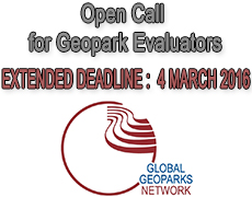 Open Call for Geopark Evaluators – Roster of Evaluators for the UNESCO Global Geoparks‏